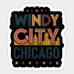Windy City Chicago 2 Sticker